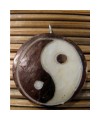 Pendentif tagua yin et yang 