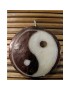 Pendentif tagua yin et yang 