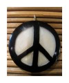  Pendentif peace and love