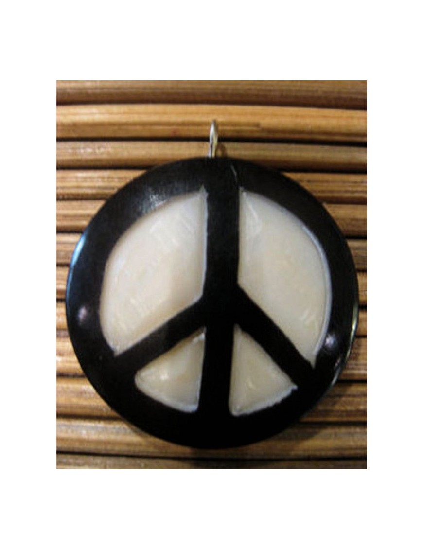  Pendentif peace and love