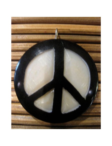  Pendentif peace and love