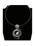 Tour de cou perle tagua olive blanc