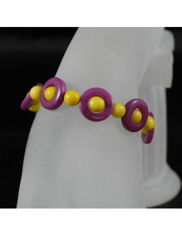  Agrandir l'image Bracelet perles tagua