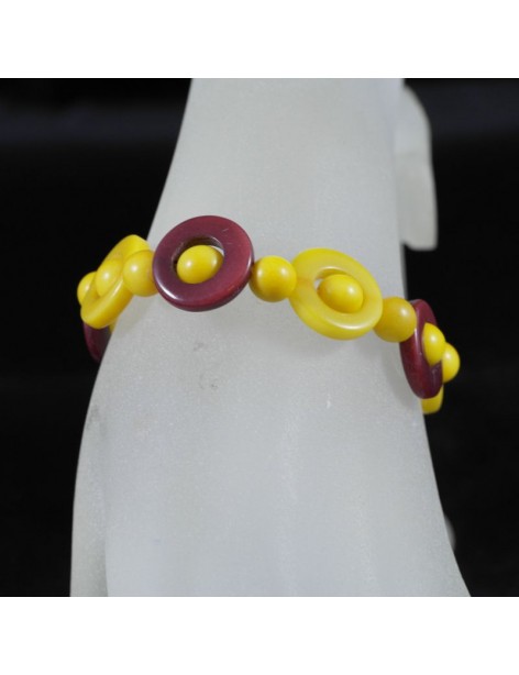 Bracelet perles tagua Bracelet perles tagua