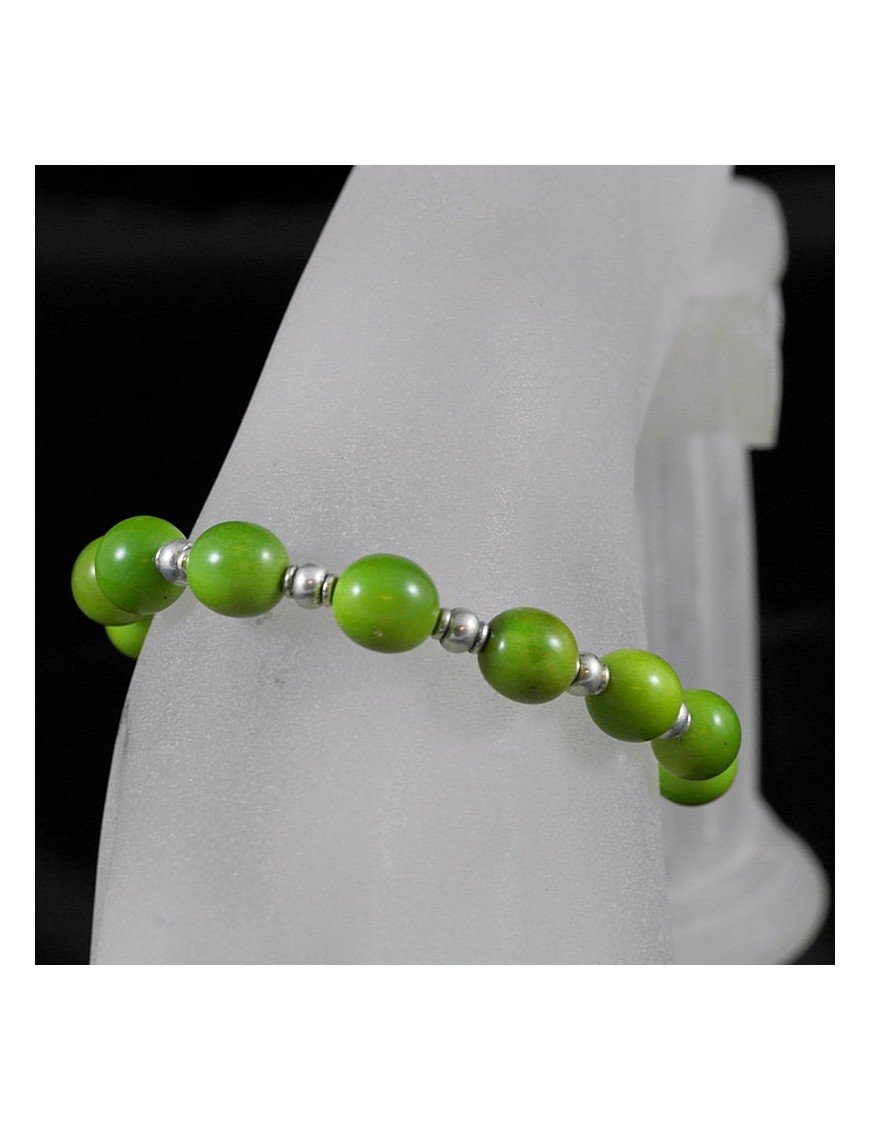 Bracelet perles tagua