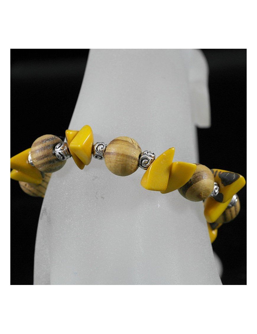 Bracelet perles tagua