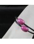 Bracelet perles tagua et cuir