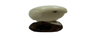 Chouette taillée dans la graine de tagua