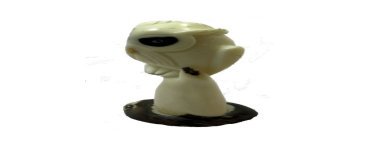 Hibou taillé dans la graine de tagua