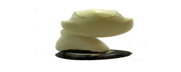 Hibou taillé dans la graine de tagua