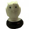 Hibou taillé dans la graine de tagua