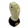 Hibou taillé dans la graine de tagua