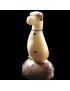 Dalmatien taillé dans la graine de tagua