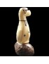 Dalmatien taillé dans la graine de tagua