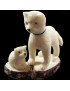  Chats taillés dans la graine de tagua