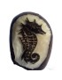 Graine de tagua gravure  hippocampe