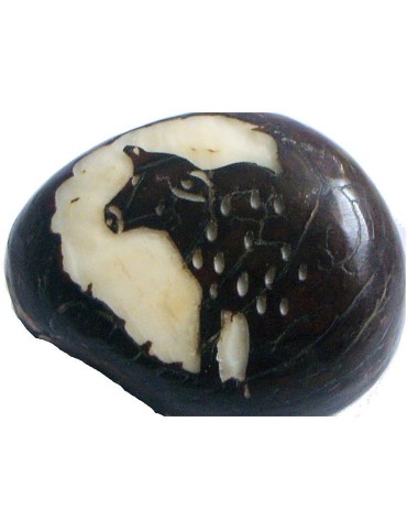 Graine de tagua gravure mouton