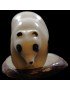 Panda taillé dans la graine de tagua 