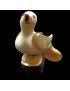 Canard taillé dans la graine de tagua