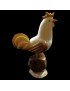 Coq taillé dans la graine de tagua