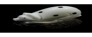Cochon taillé dans la graine de tagua