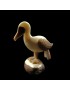 Mouette taillée dans la graine de tagua