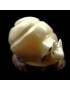 Escargot taillé dans la graine de tagua 