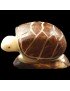 Tortue taillée dans la graine de tagua 