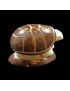 Tortue taillée dans la graine de tagua 
