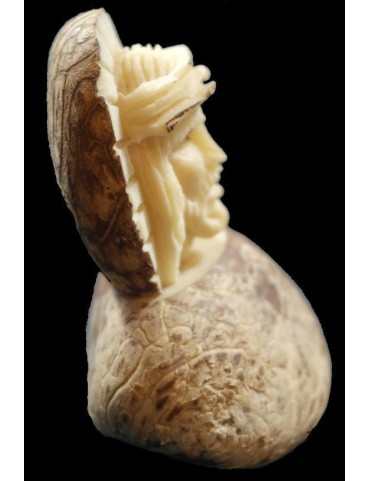 Figurine en tagua à l'effigie du Christ