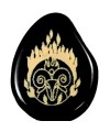 Signe Bélier en ivoire végétal ou tagua