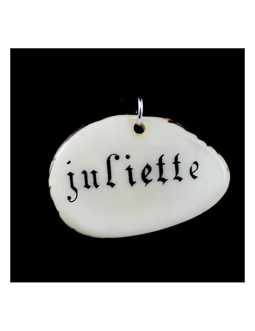 Tranche de tagua gravée prénom Clémence