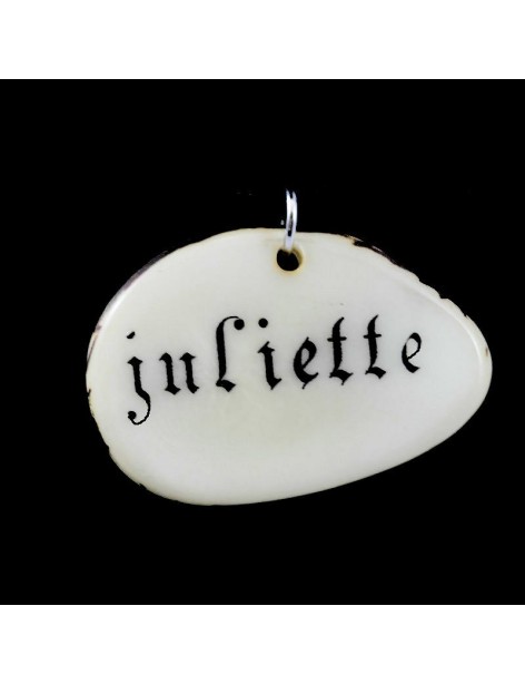 Tranche de tagua gravée prénom Clémence