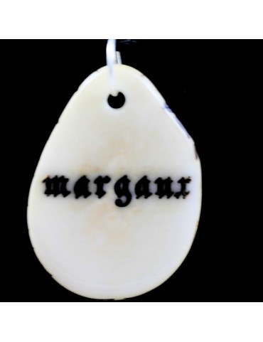 Tranche de tagua gravée prénom Margaux