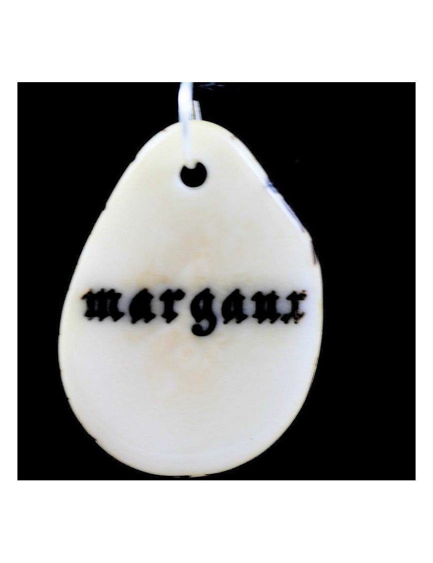 Tranche de tagua gravée prénom Margaux
