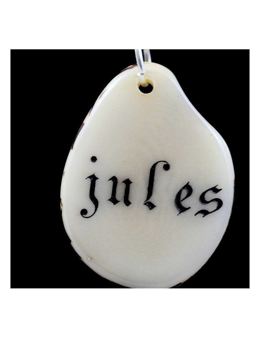 Tranche de tagua gravée prénom Jule