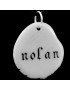 Tranche de tagua gravée prénom Nolan 