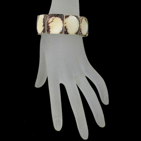 Bracelet plat tagua Bracelet plat tagua