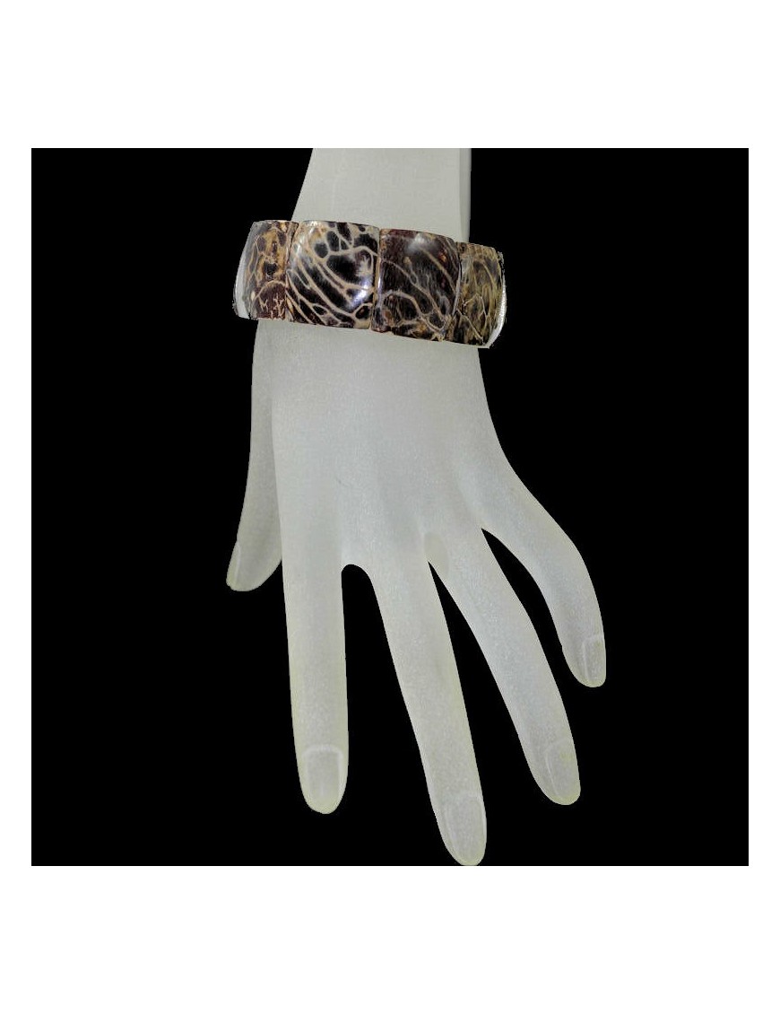 Bracelet plat tagua