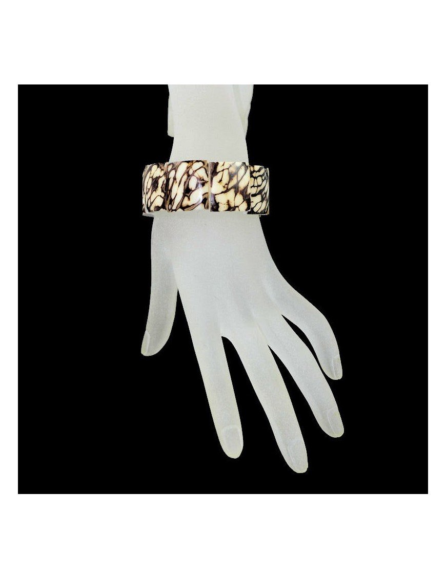 Bracelet plat tagua