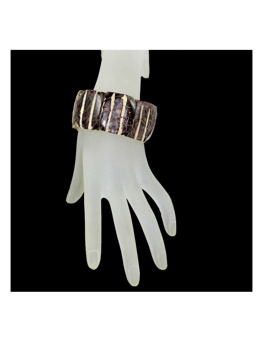 Bracelet plat tagua