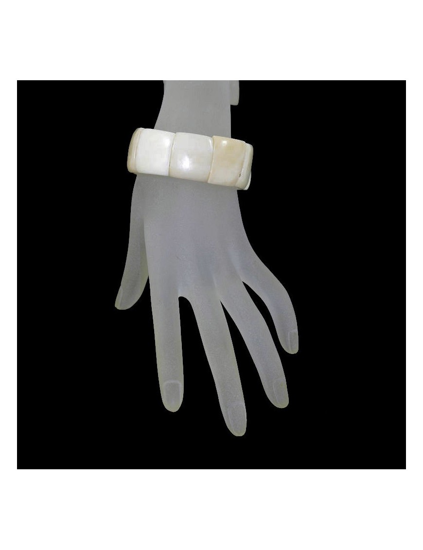 Bracelet plat tagua 