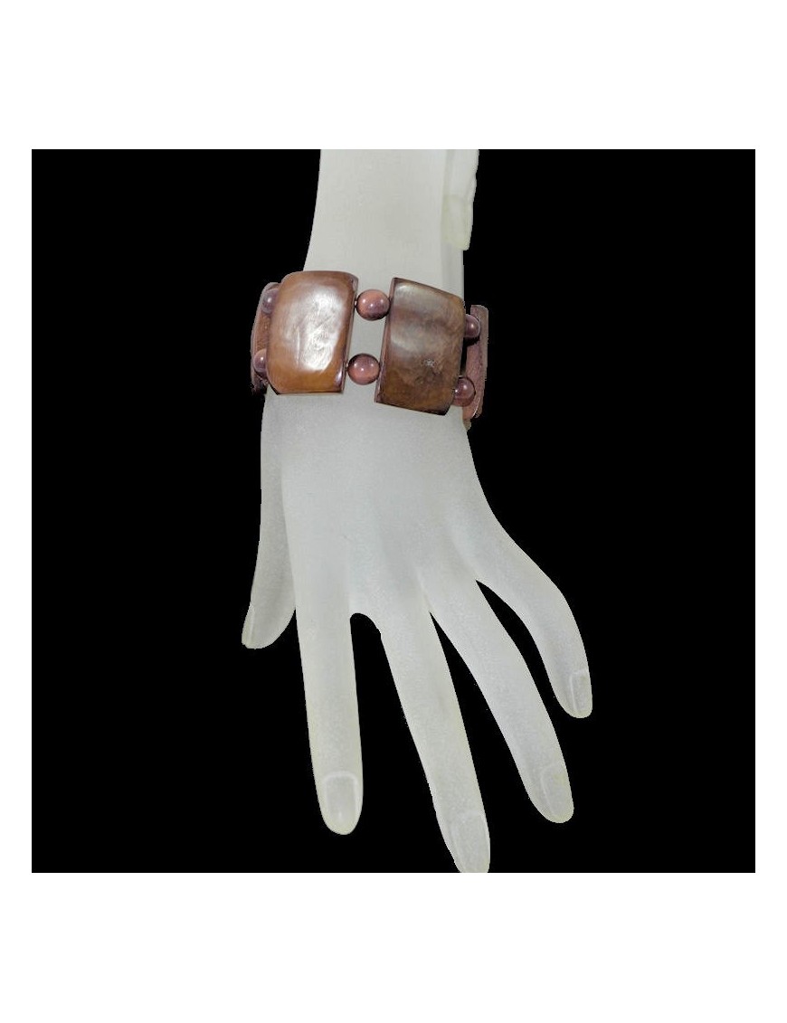 Bracelet plat tagua