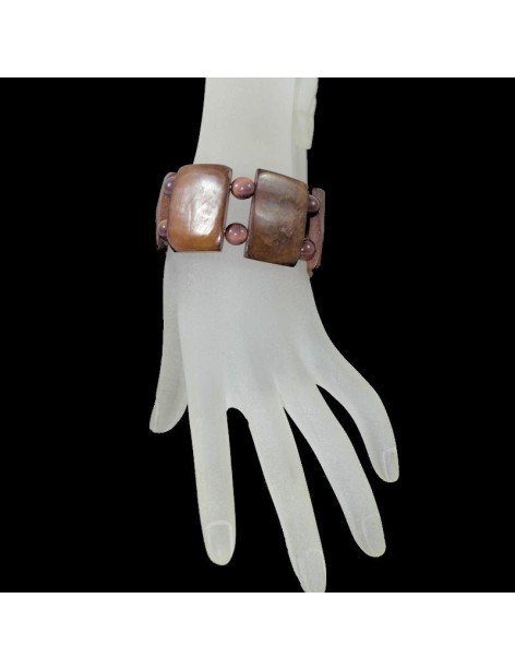 Bracelet plat tagua Bracelet plat tagua