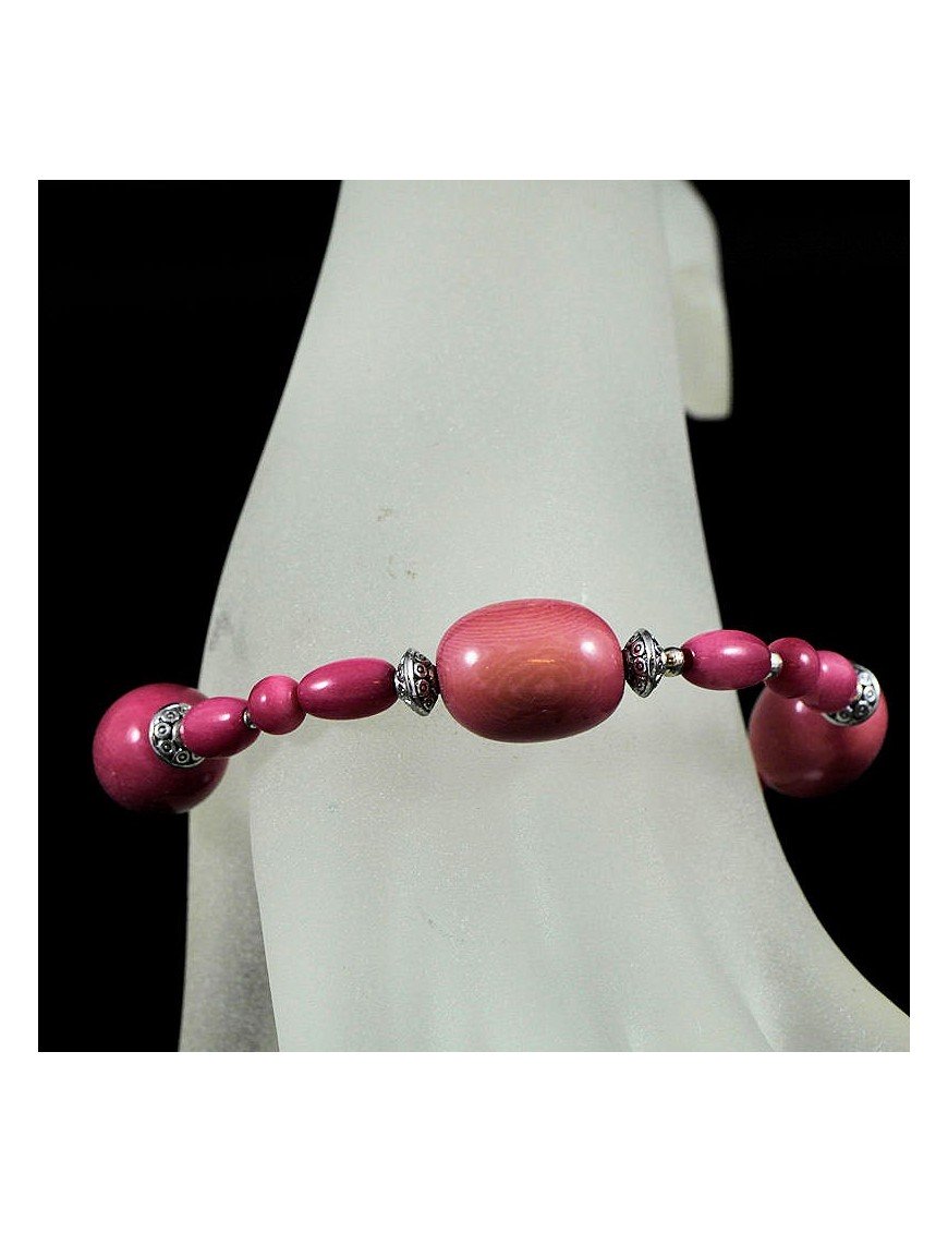 Bracelet perles tagua