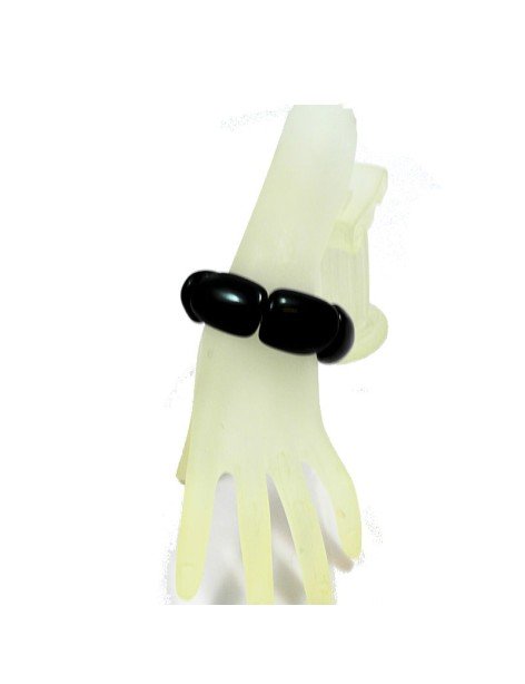 Bracelet tagua bombé teinté Bracelet tagua bombé teinté