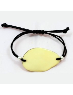 Bracelet tranche de tagua naturelle