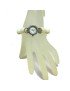 Montre bracelet perles Tagua couleur naturelle
