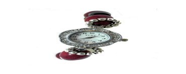 Montre bracelet perles Tagua teintées