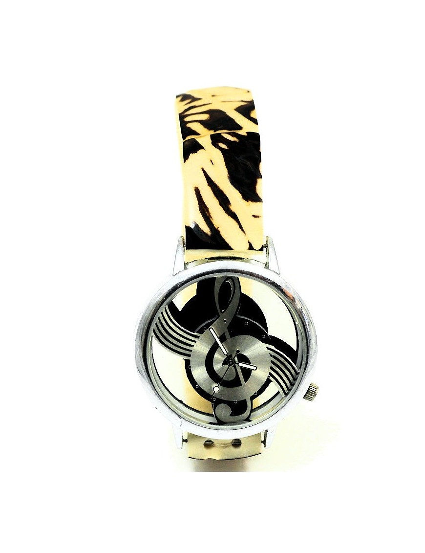 Montre clé de sol bracelet en Tagua